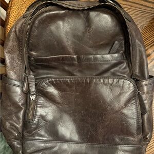 Frye Logan Backpack- Dark Brown